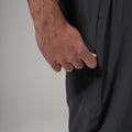 Midnight Grey Montane Men's Volantis Softshell Pants Model 6 MVOLPMNG