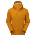 Amber Montane Men's Vortic Waterproof Jacket Front MVORJAMB