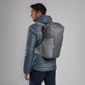 Pebble Blue Montane Trailblazer® LT 20L Backpack Detail 1 PTL20PEB