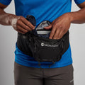 Black Montane Trailblazer® 3L Waist pack Detail 6 PTZ03BLA