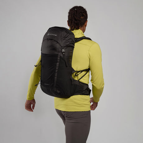 Black Montane Trailblazer® 25L Backpack Side PTZ25BLA