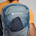 Stone Blue Montane Trailblazer® 25L Backpack Detail 8 PTZ25STB