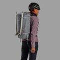 Pebble Blue Montane Valen 30L Backpack Model Front PVA30PEB