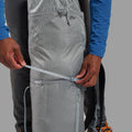Pebble Blue Montane Valen 40+5L Backpack Model Front PVA40PEB