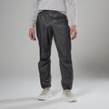 Midnight Grey Montane Minimus Nano Waterproof Pants Model Front UMINPMNG