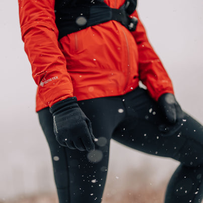 Black Montane Women's Fury XT Fleece Gloves Front GFFRXBLA
